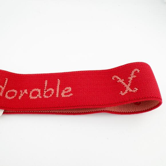 Frederic Fekkai Sporty Hair Band Headband Women's Adjustable Red Adorable - Picture 8 of 9